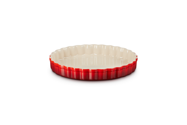Stoneware Fluted Flan Dish