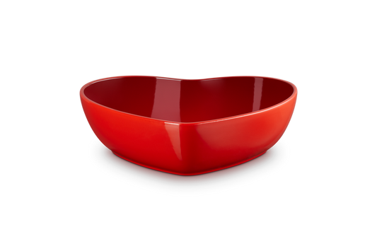 Stoneware Heart Serving Bowl