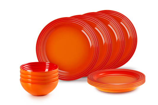 Stoneware 12-piece Dinnerware Set