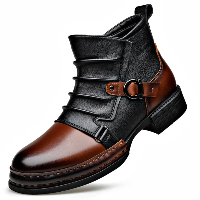 Herren Stiefeletten aus echtem Leder